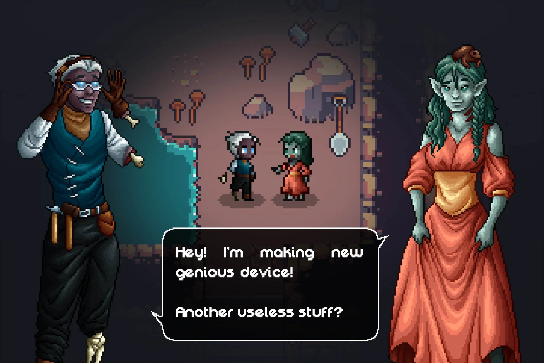 Undead Characters Full Length Pixel Art