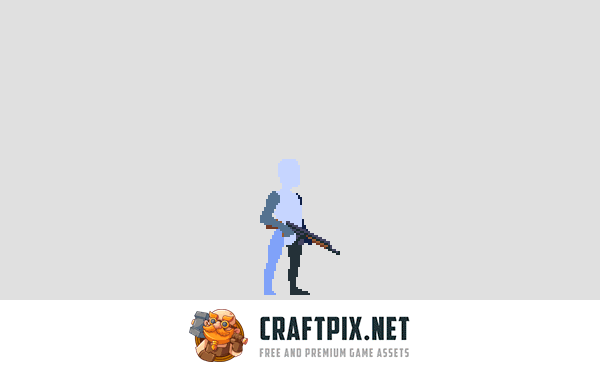 Pixel Prototype Character Sprites for Shooter