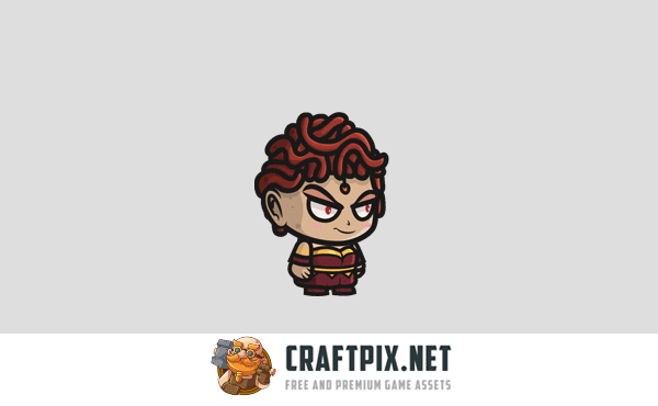 Medusa Chibi Character Sprites