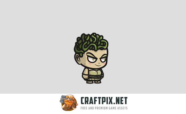 Medusa Chibi Character Sprites
