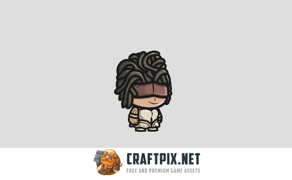 Medusa Chibi Character Sprites