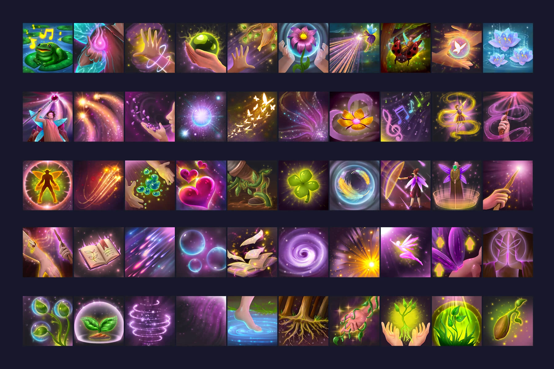 RPG Fairy Skill Icons