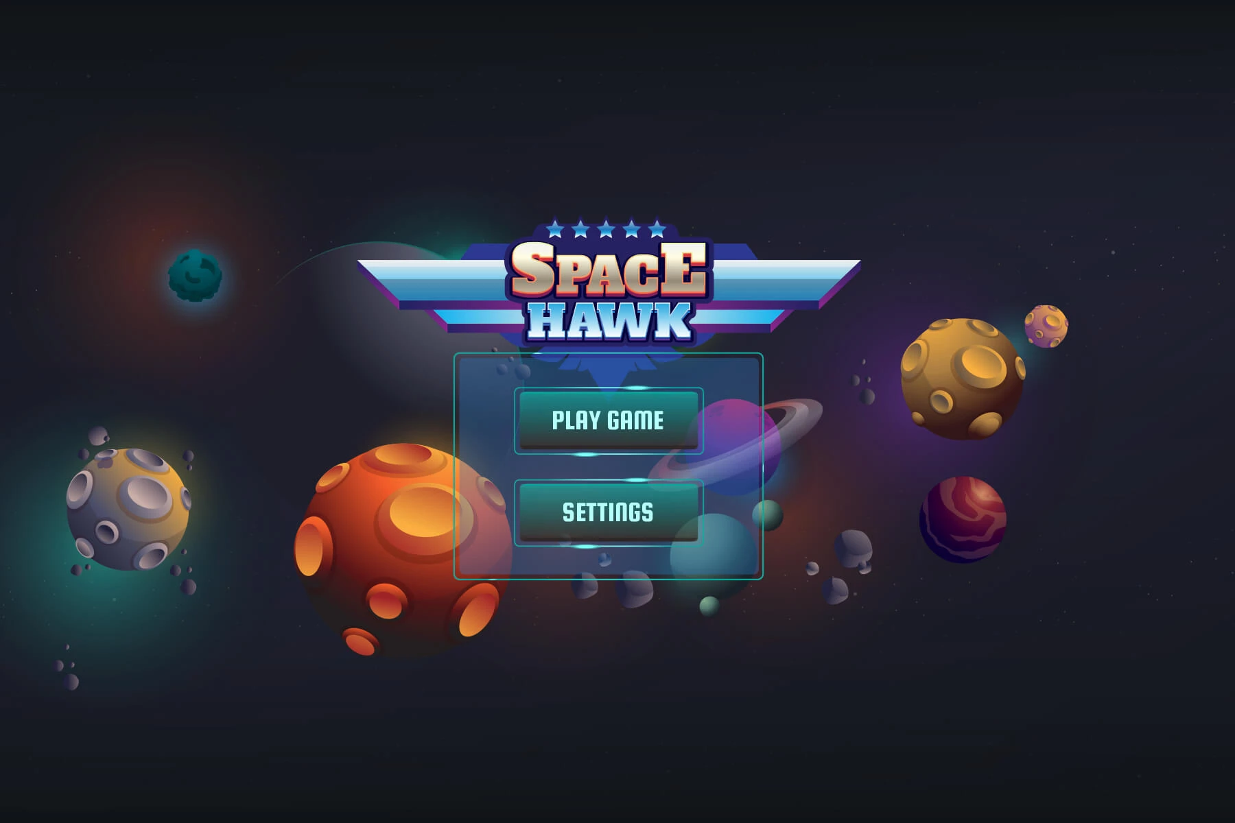 Space Shooter UI