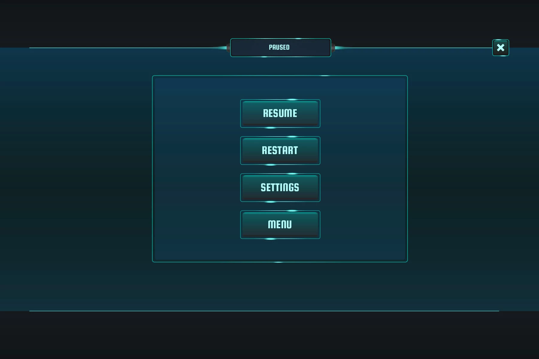 Space Shooter UI