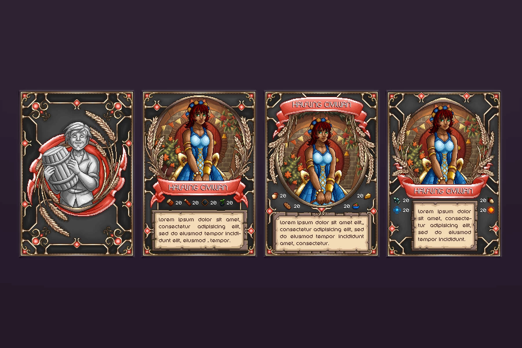 Halfling TCG Cards Asset Pack