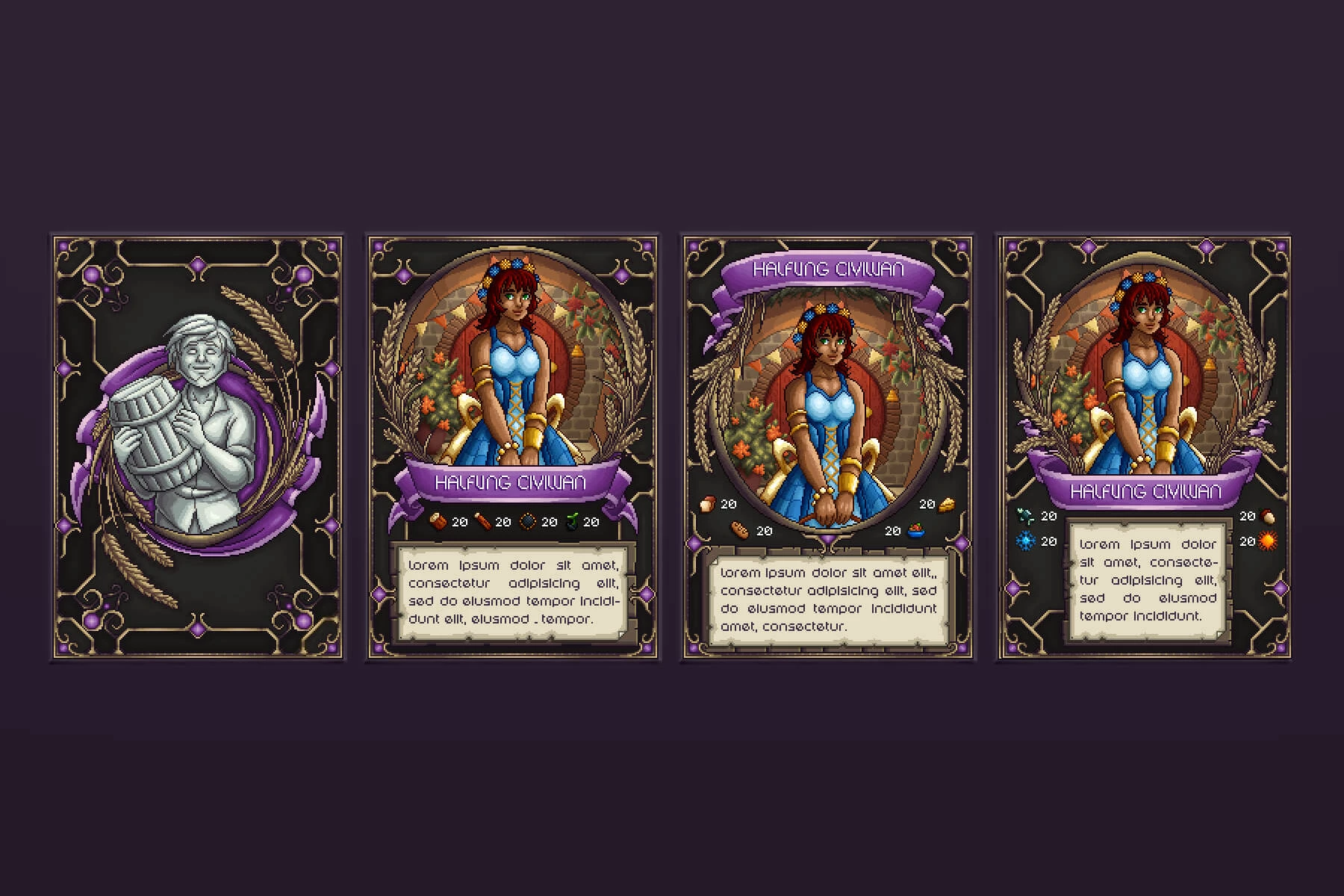 Halfling TCG Cards Asset Pack