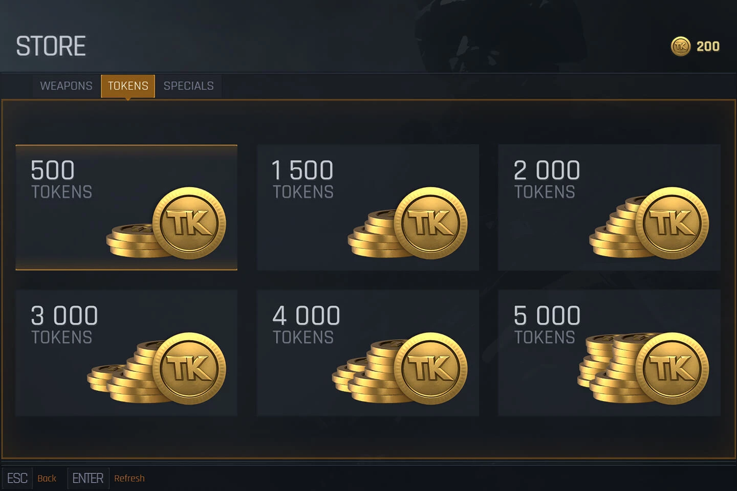 Bullet Game UI