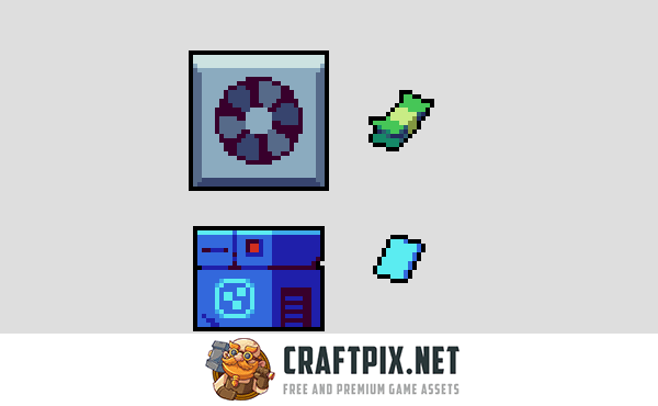 Residential Area Tileset Pixel Art