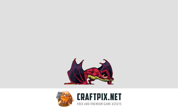Dragon Pixel Art Character Sprite Sheets Pack