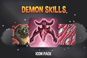 恶魔技能图标包：赋予角色独特恶魔之力