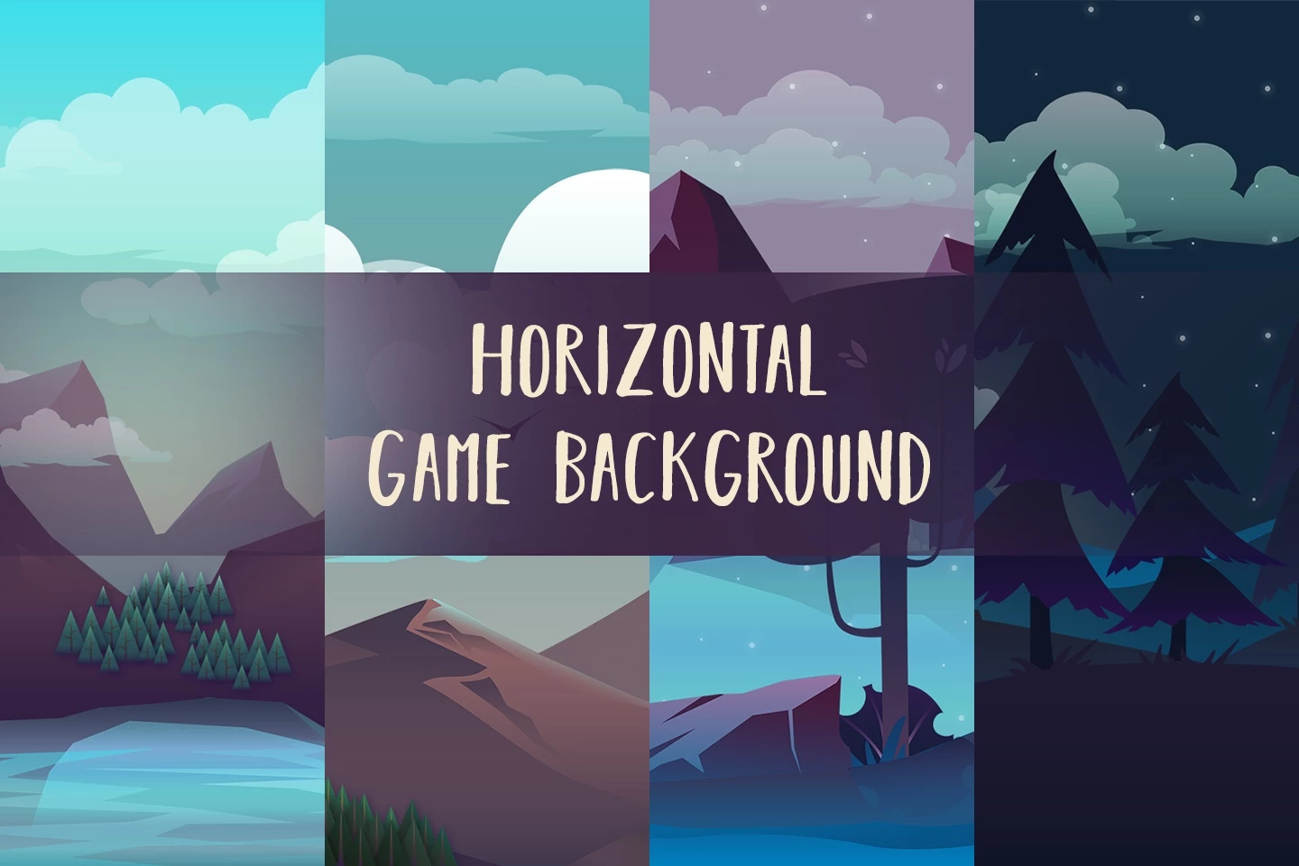 Horizontal 2D Game Backgrounds
