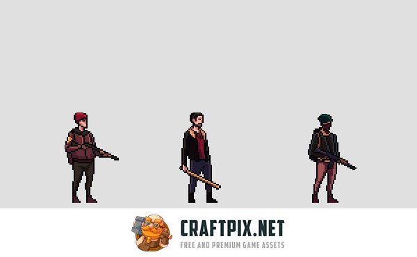 Raider Sprite Sheets Pixel Art