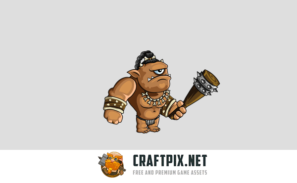 2D Fantasy Cyclops Character Sprite