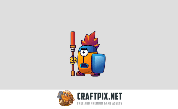 5 Funny Monsters Game Asset Pack V18