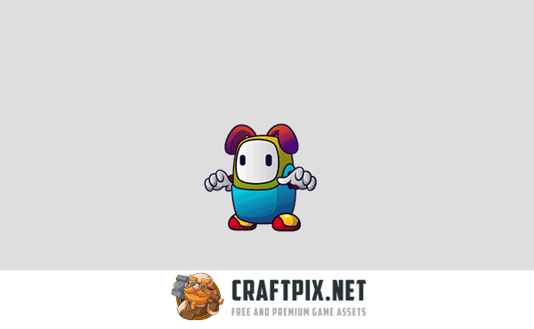 5 Funny Monsters Game Asset Pack V18