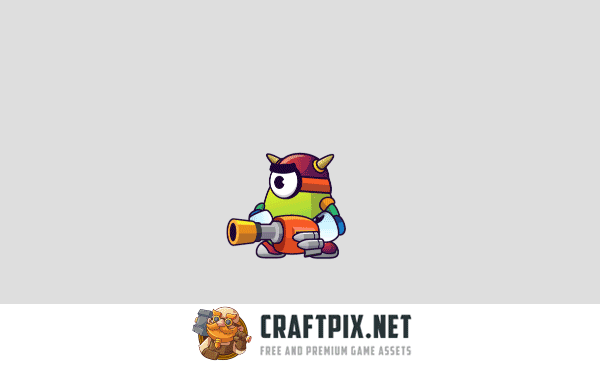 5 Funny Monsters Game Asset Pack V18