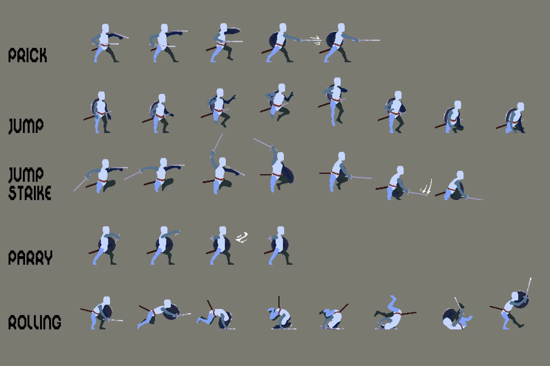 Pixel Prototype Medieval Character Sprites Pack 5