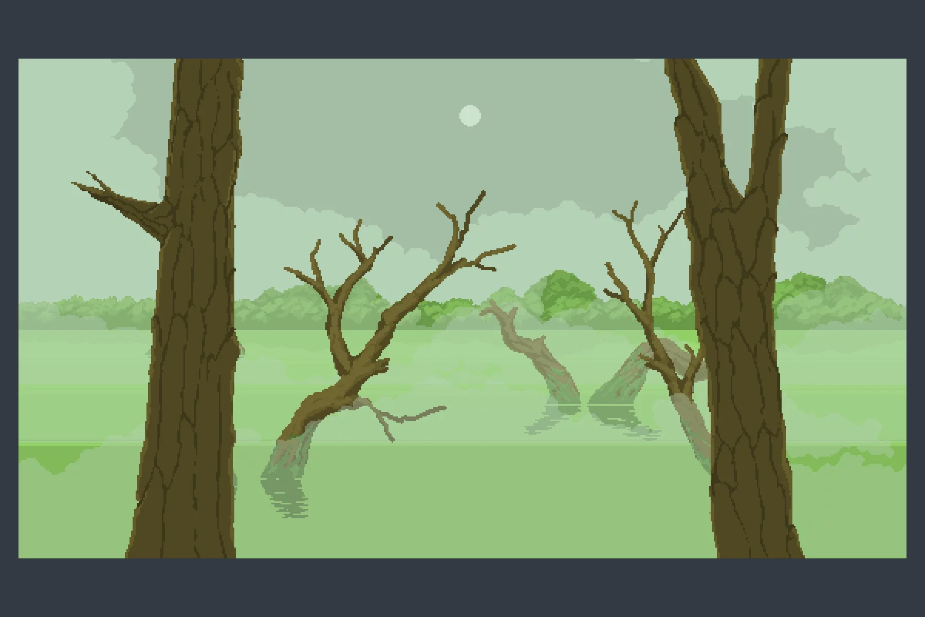 Swamp Pixel Game Backgrounds