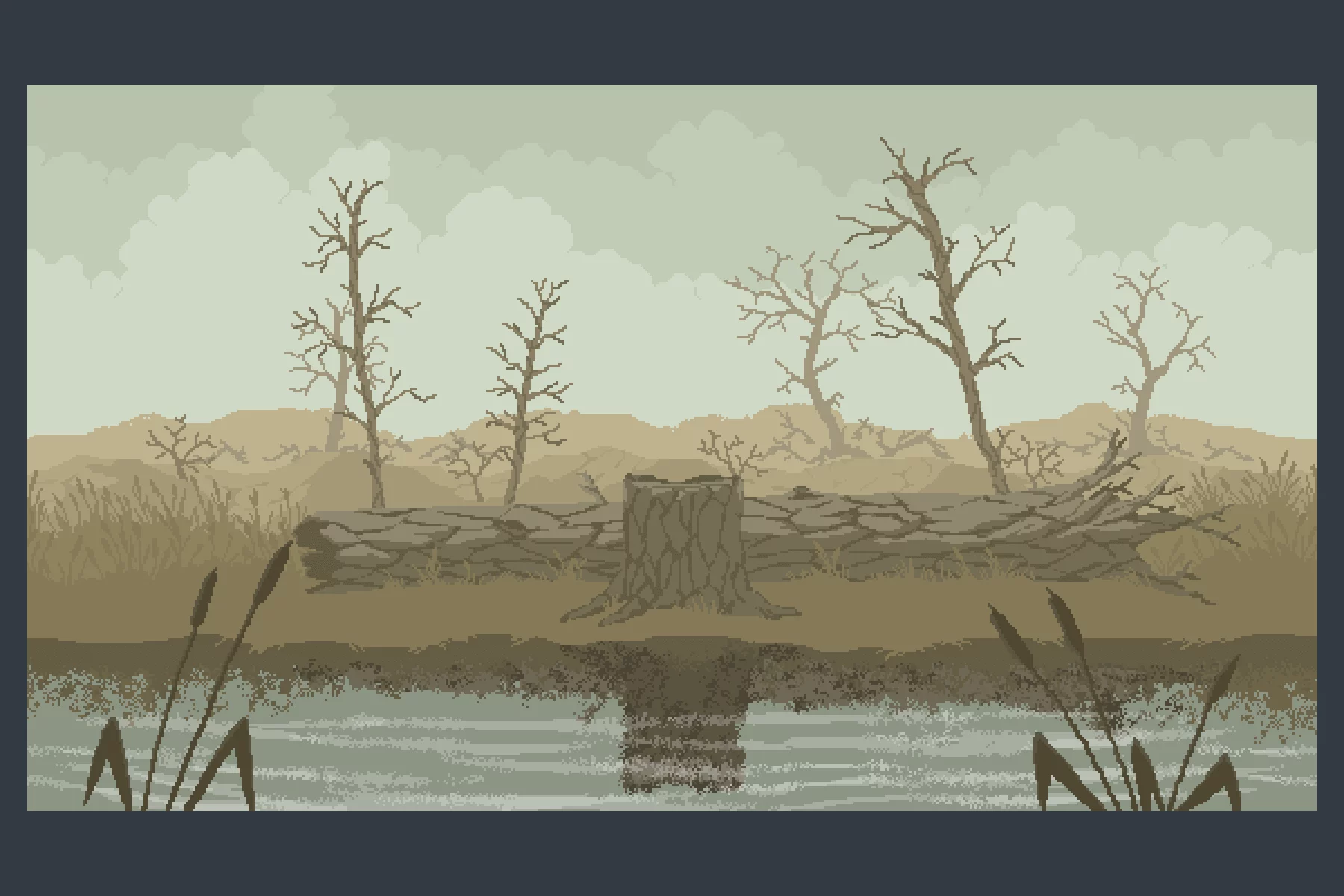 Swamp Pixel Game Backgrounds