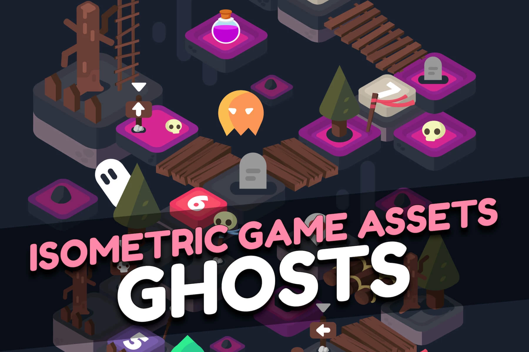 Ghosts Isometric Tileset