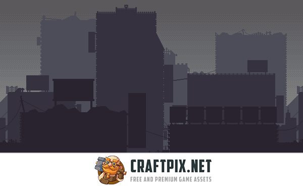 Snow City Tileset Pixel Art