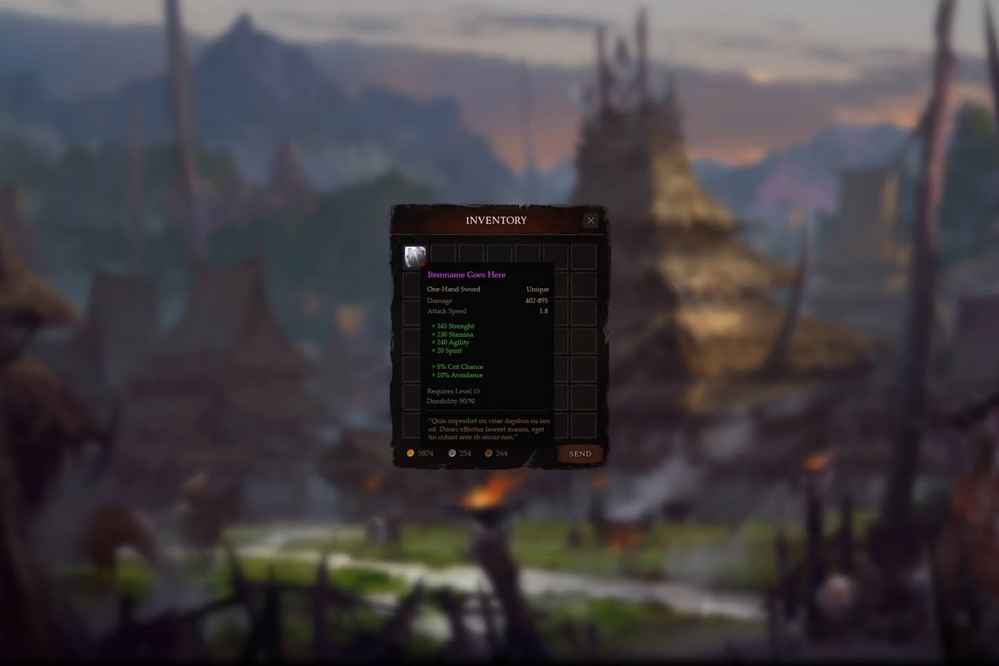 RPG & MMO UI