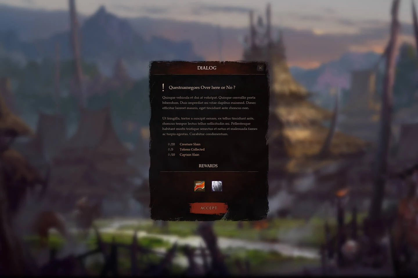 RPG & MMO UI