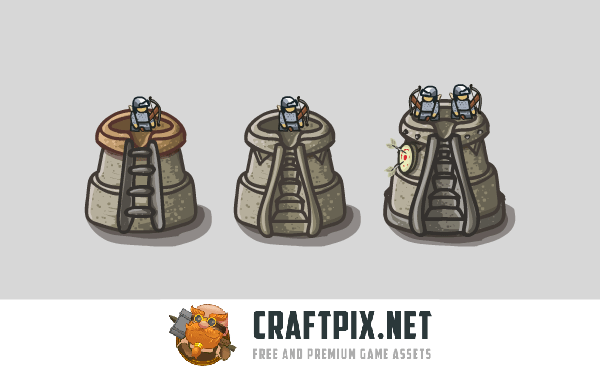 Archer Tower Game Assets
