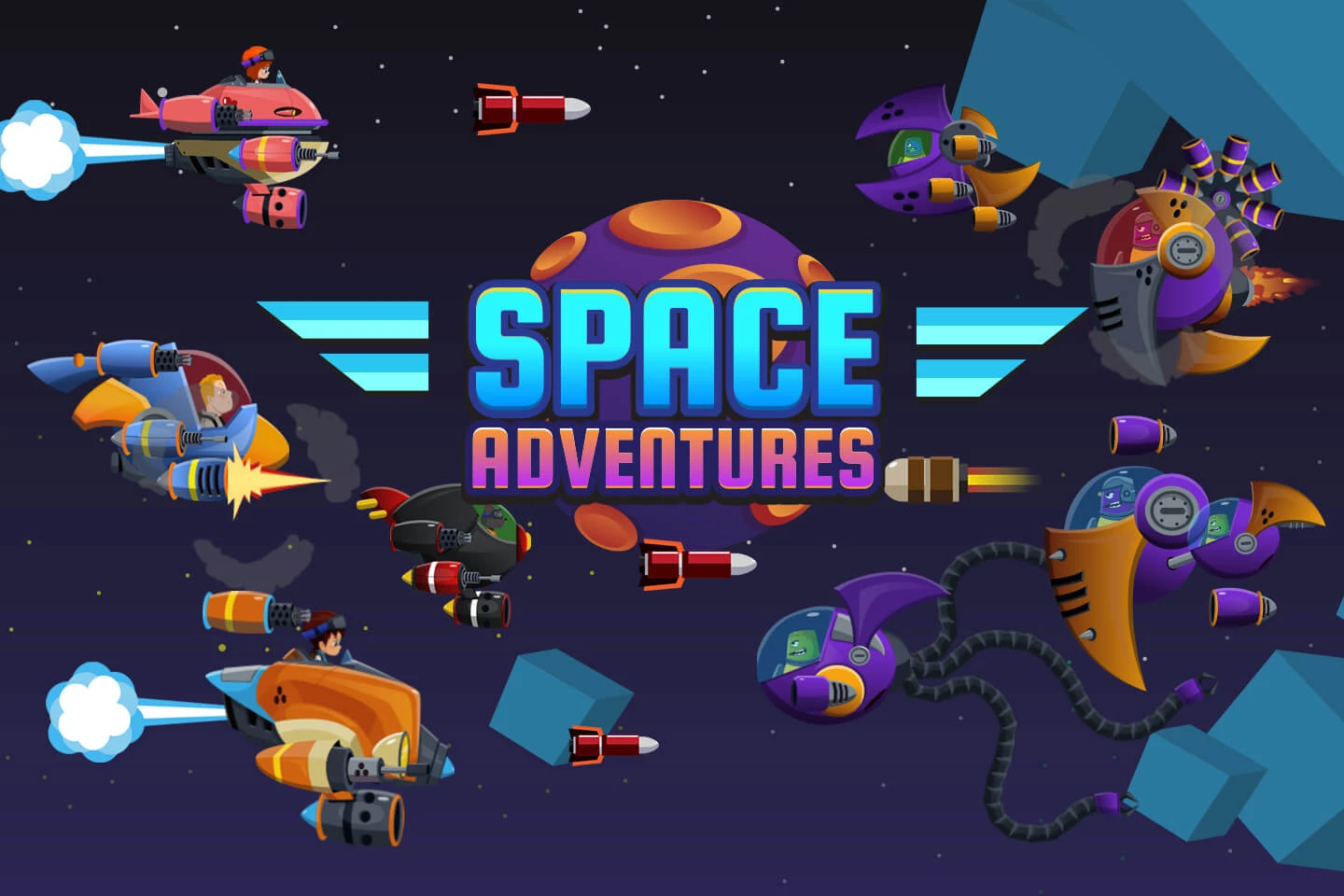 Space Adventures 2D Game Kit