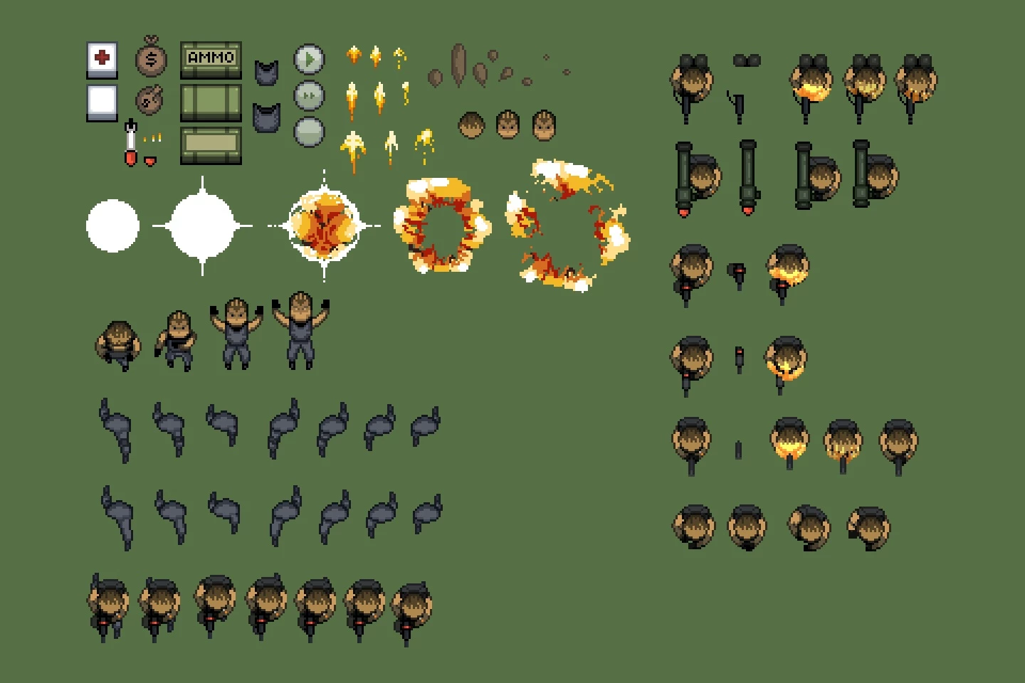 TDS Modern: Hero, Weapons and Props