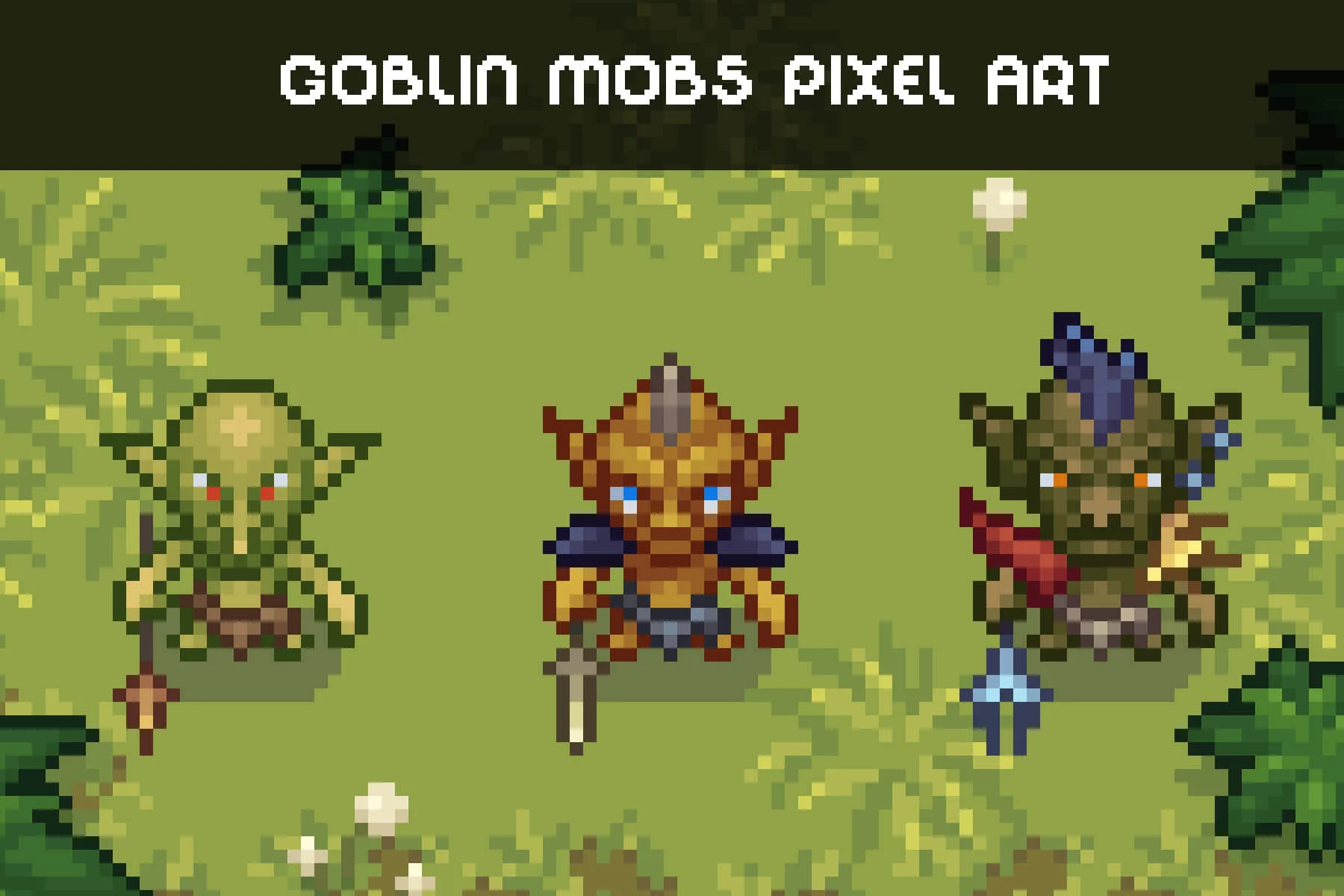 Goblin Pixel Art Character Sprite Pack