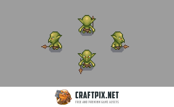 Goblin Pixel Art Character Sprite Pack