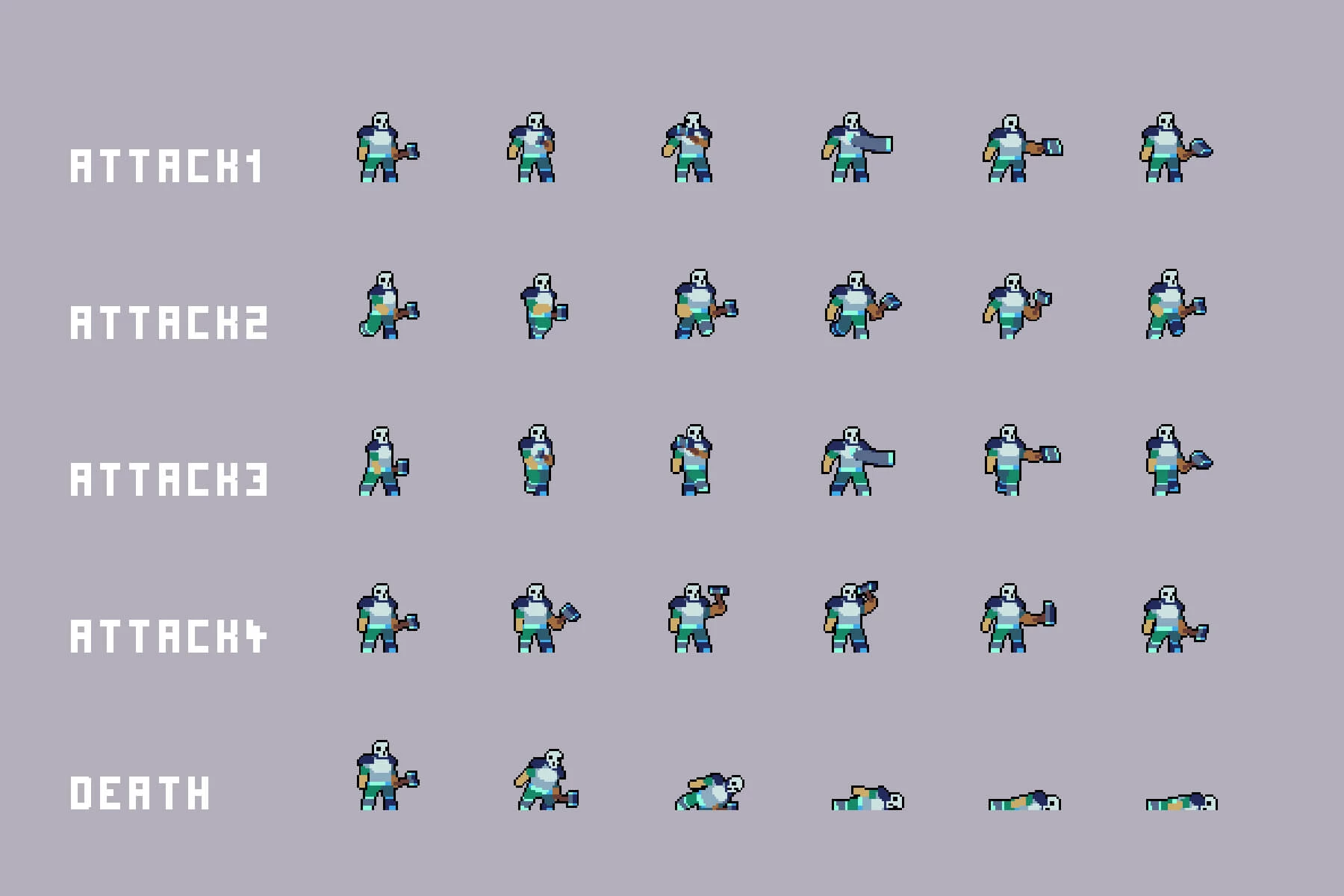 Various Bosses Pixel Art Pack