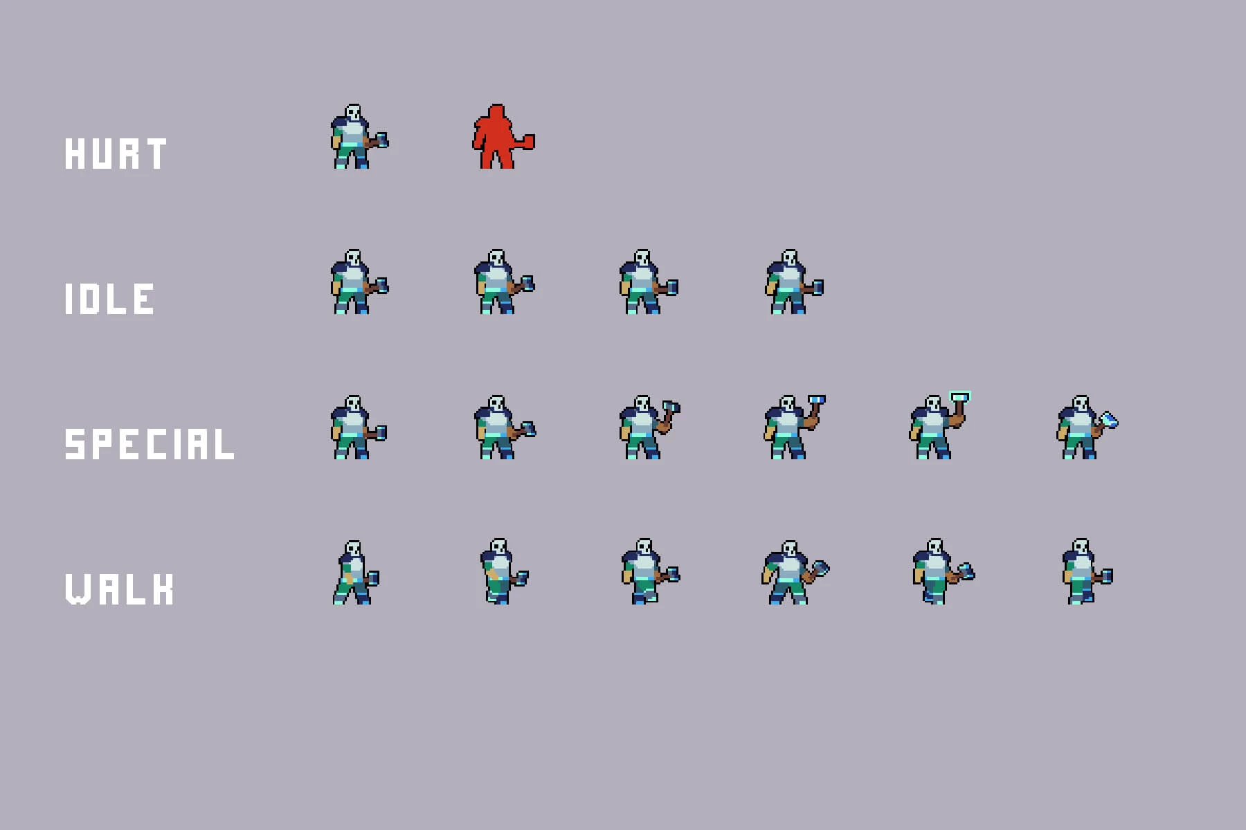 Various Bosses Pixel Art Pack