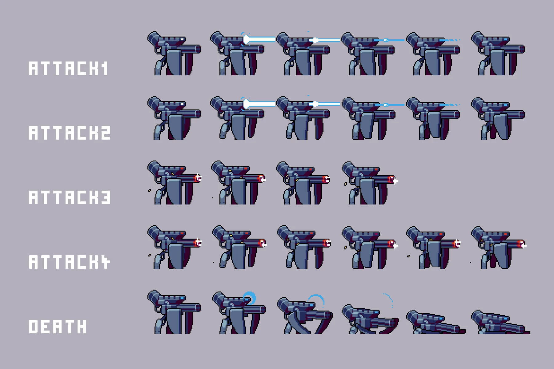 Various Bosses Pixel Art Pack