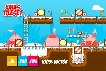Xmas Candy Tileset