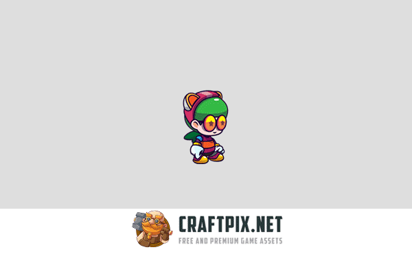 3 Cartoon Chibi Protagonists Asset Pack