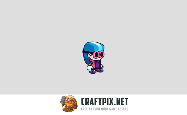 3 Cartoon Chibi Protagonists Asset Pack