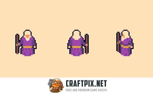Mage Towers Pixel Art for Tower Defense