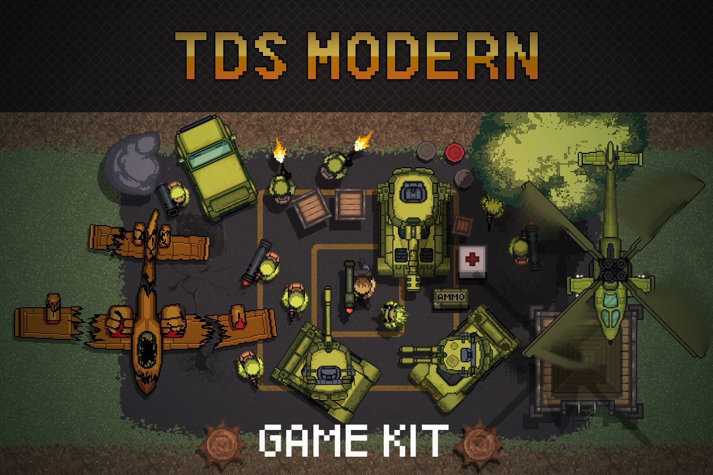 TDS Modern: Pixel Game Kit
