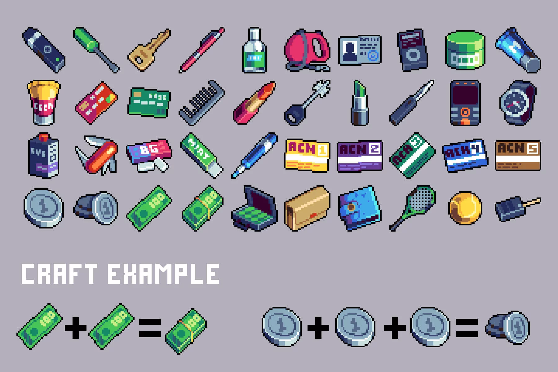 Pocket Things Pixel Art 32×32 Icon Pack
