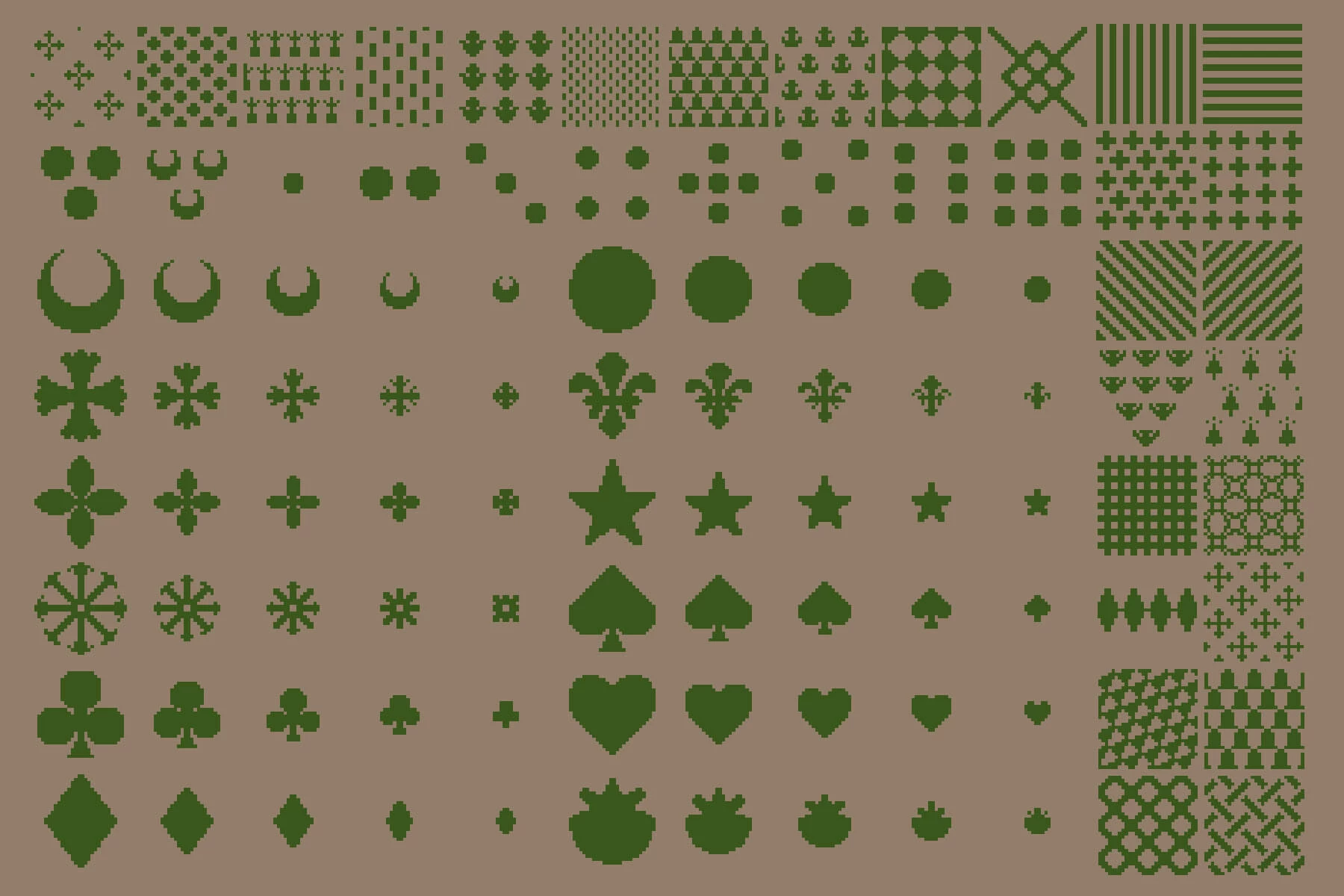 Heraldry Constructor Pixel Art
