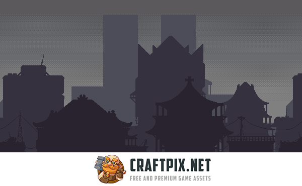 Chinese Street Tileset Pixel Art