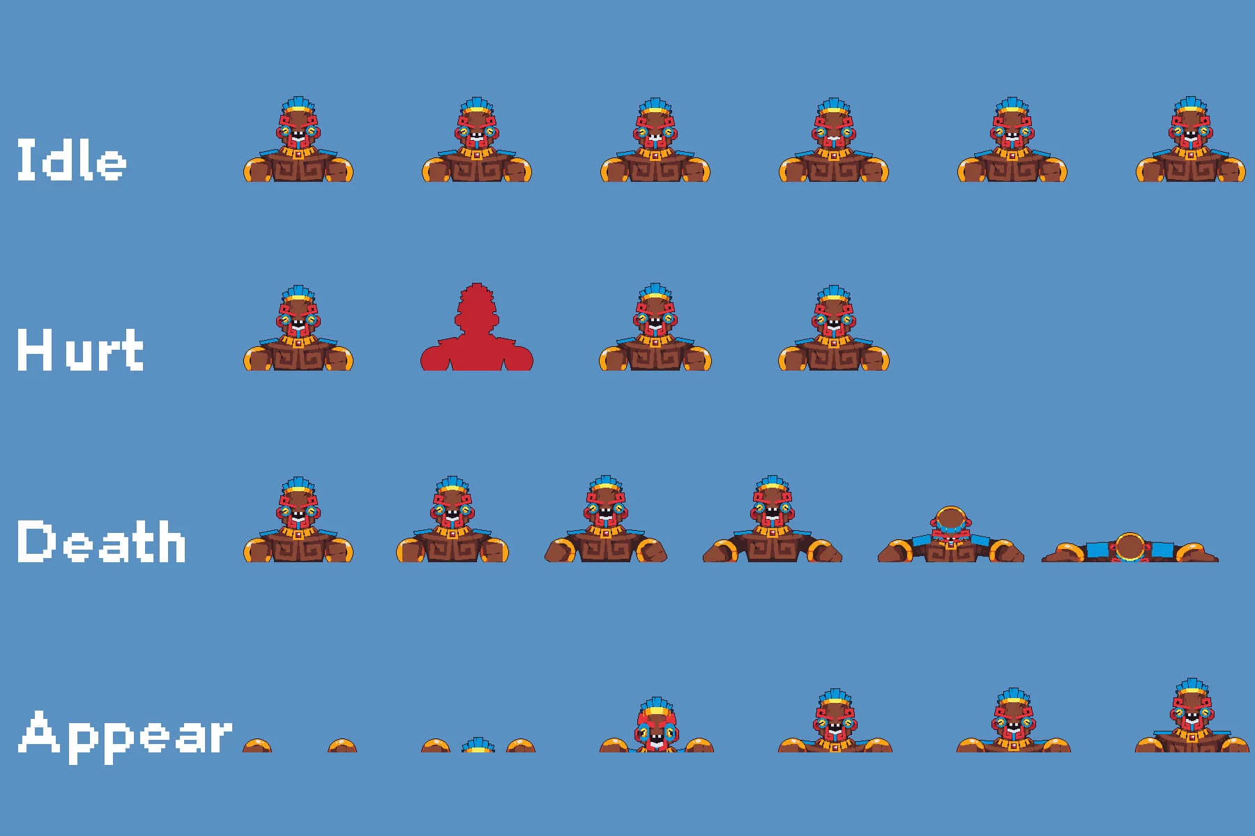 Mega Boss for Tiny Platformer Pixel Sprite Pack