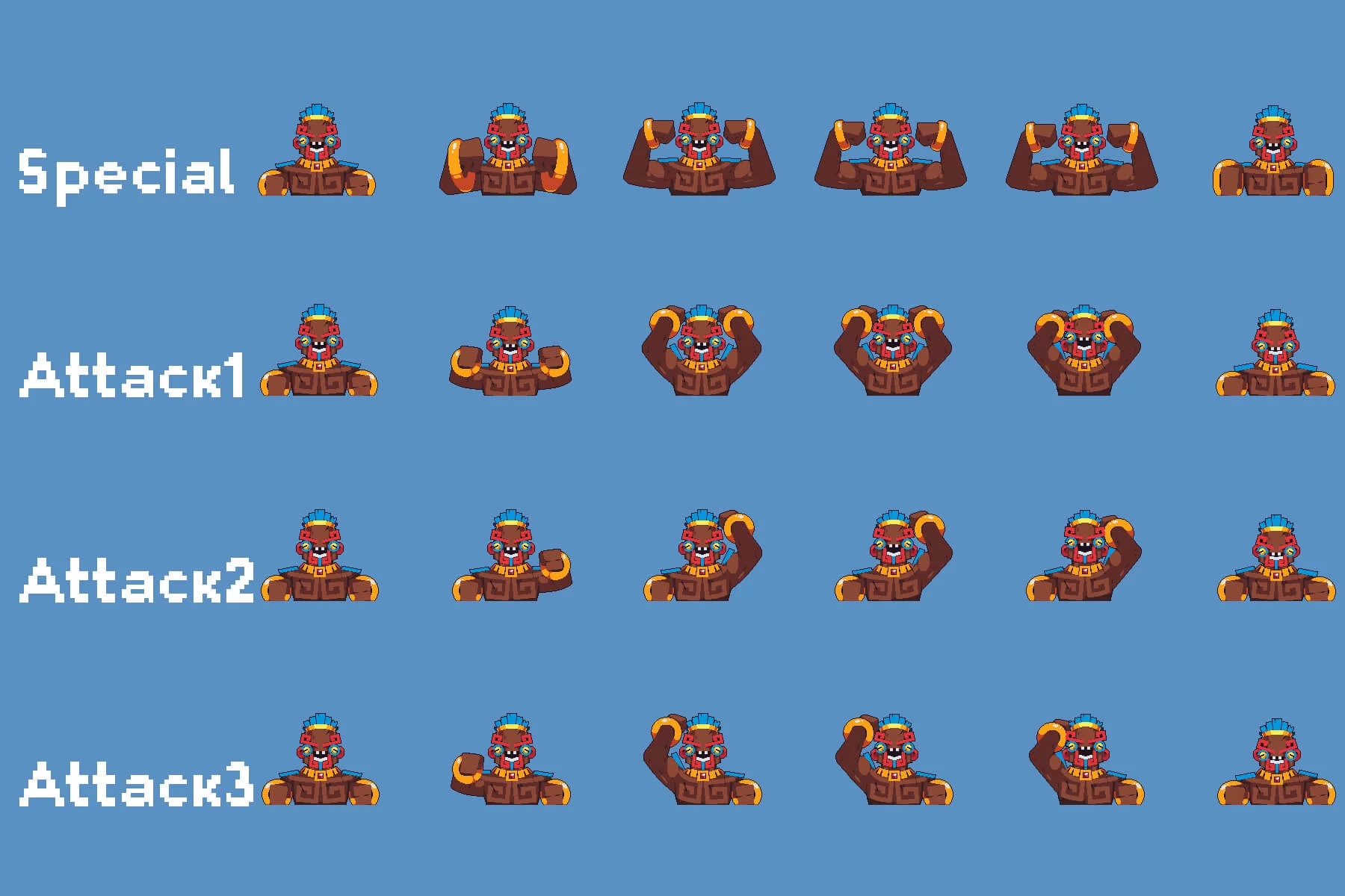 Mega Boss for Tiny Platformer Pixel Sprite Pack