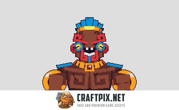 Mega Boss for Tiny Platformer Pixel Sprite Pack
