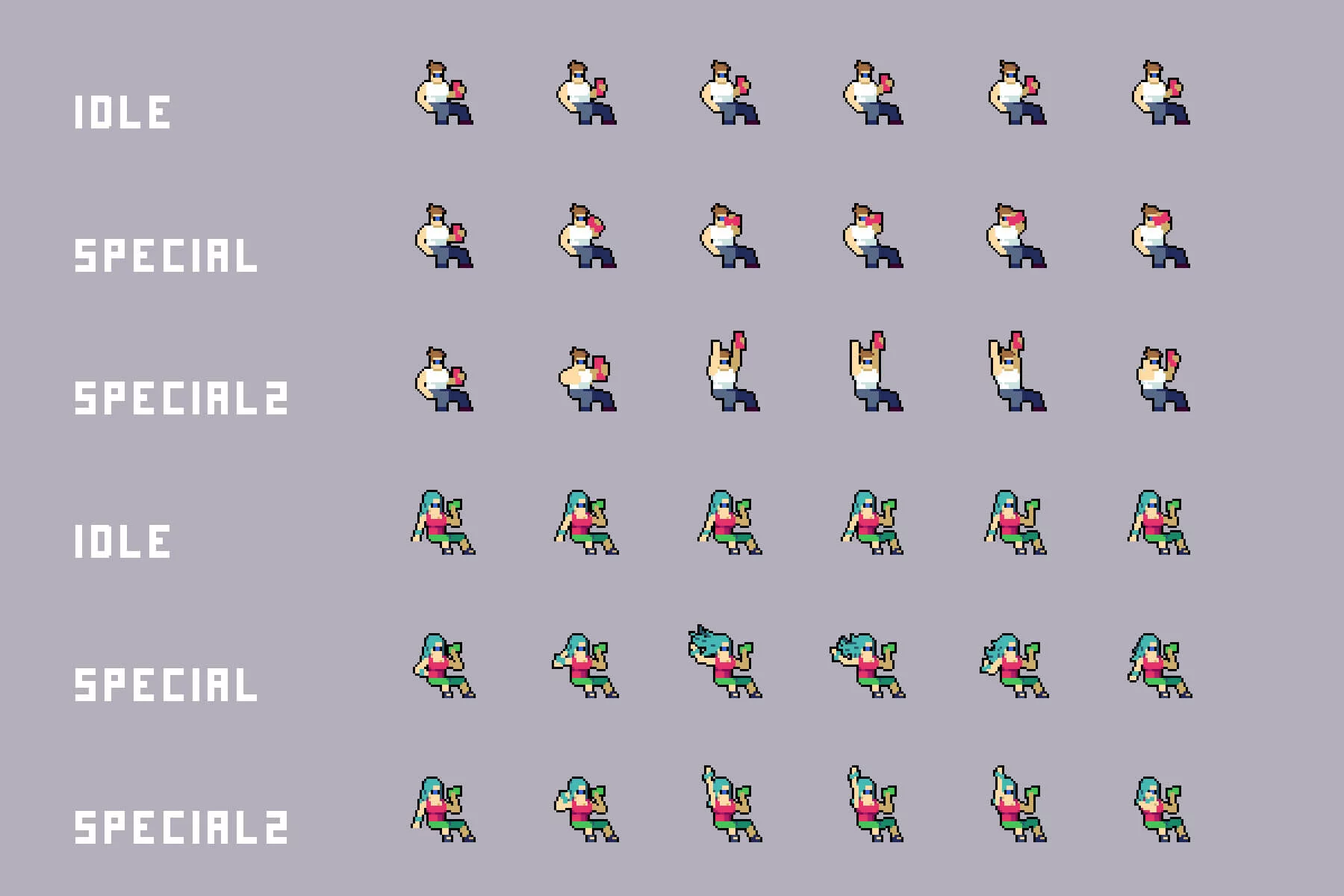 Urban Underground NPC Pixel Characters Pack