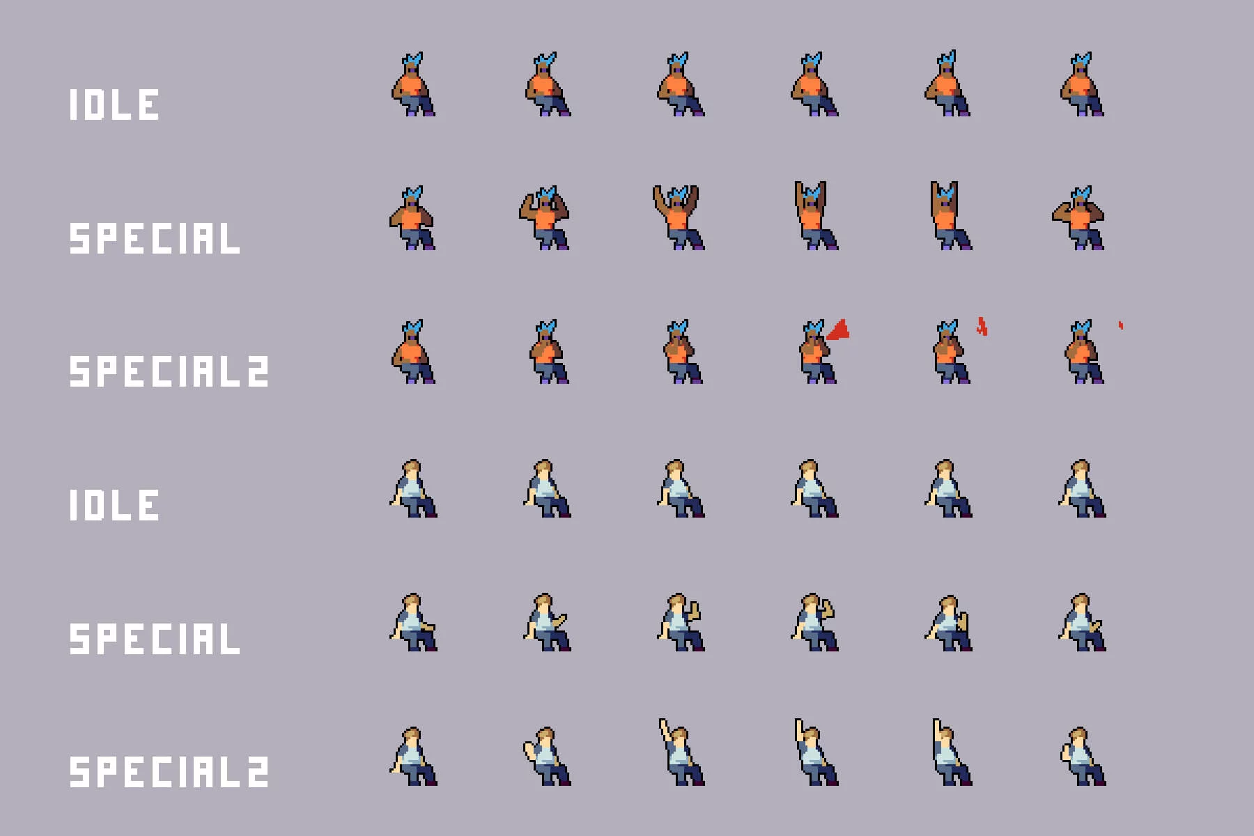 Urban Underground NPC Pixel Characters Pack