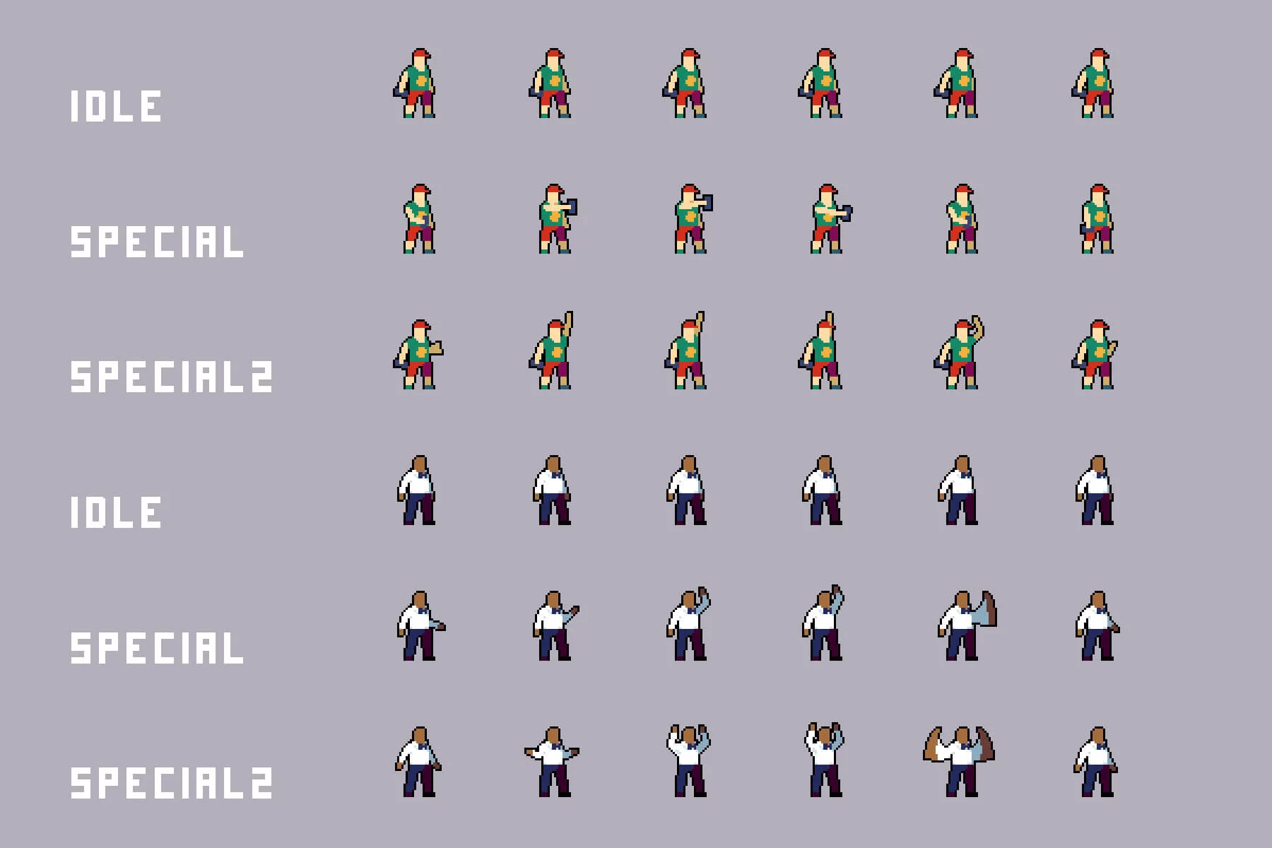 Urban Underground NPC Pixel Characters Pack