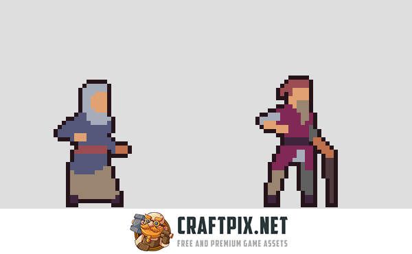 Villagers Sprite Sheets Pixel Art